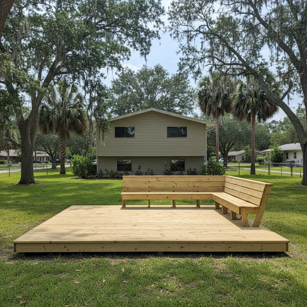 Deck Staining & Sealing completed by Excellence Deck Company in Sarasota, FL