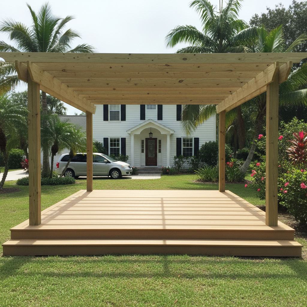 Deck Railing Installation completed by Excellence Deck Company in Ellenton, FL