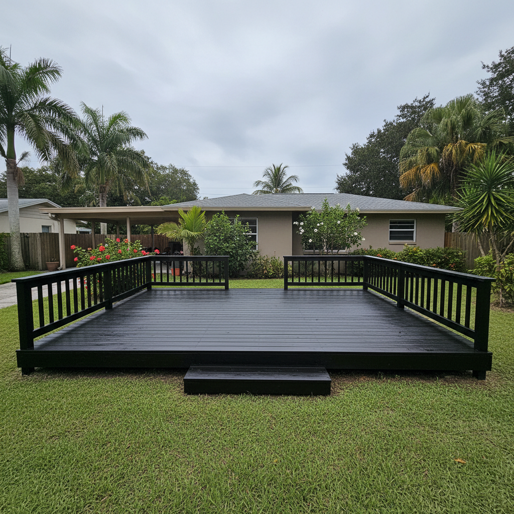 Deck Demolition & Removal completed by Excellence Deck Company in Ellenton, FL