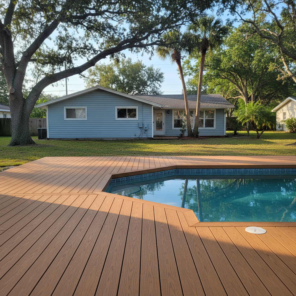 Screened Porch & Deck Combos completed by Excellence Deck Company in Longboat Key, FL